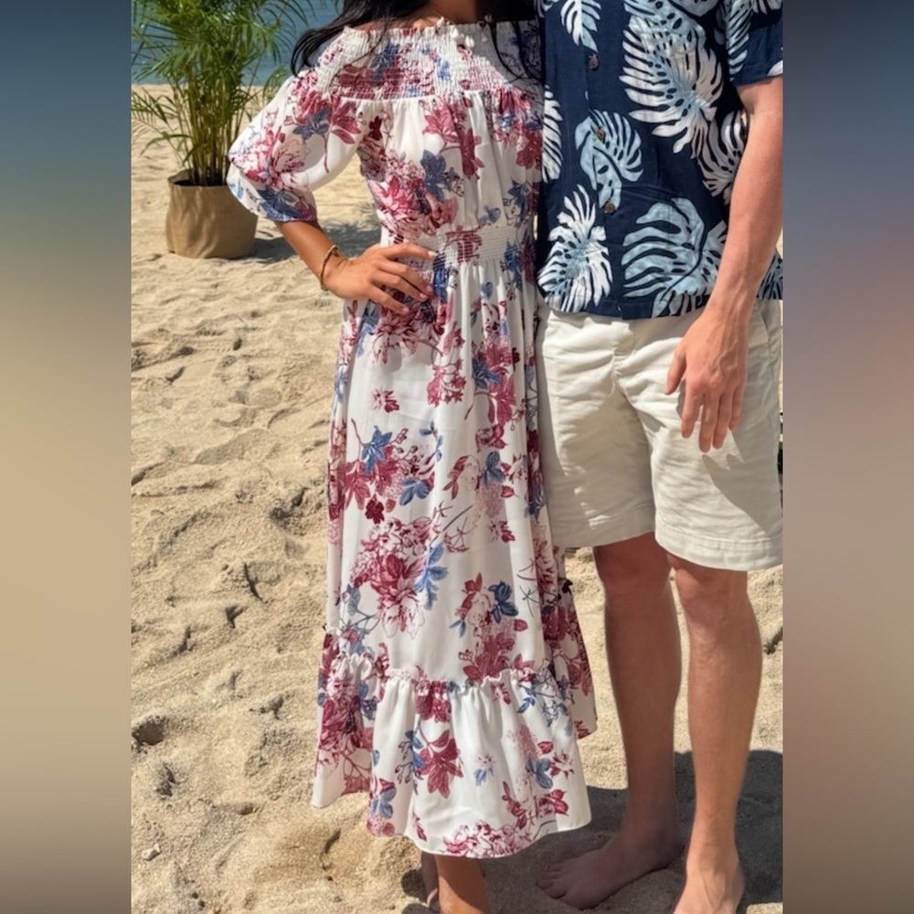 Misa Los Angeles Floral Print Maxi Dress